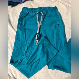 WonderWink women’s teal scrub pants/bottoms- XS
